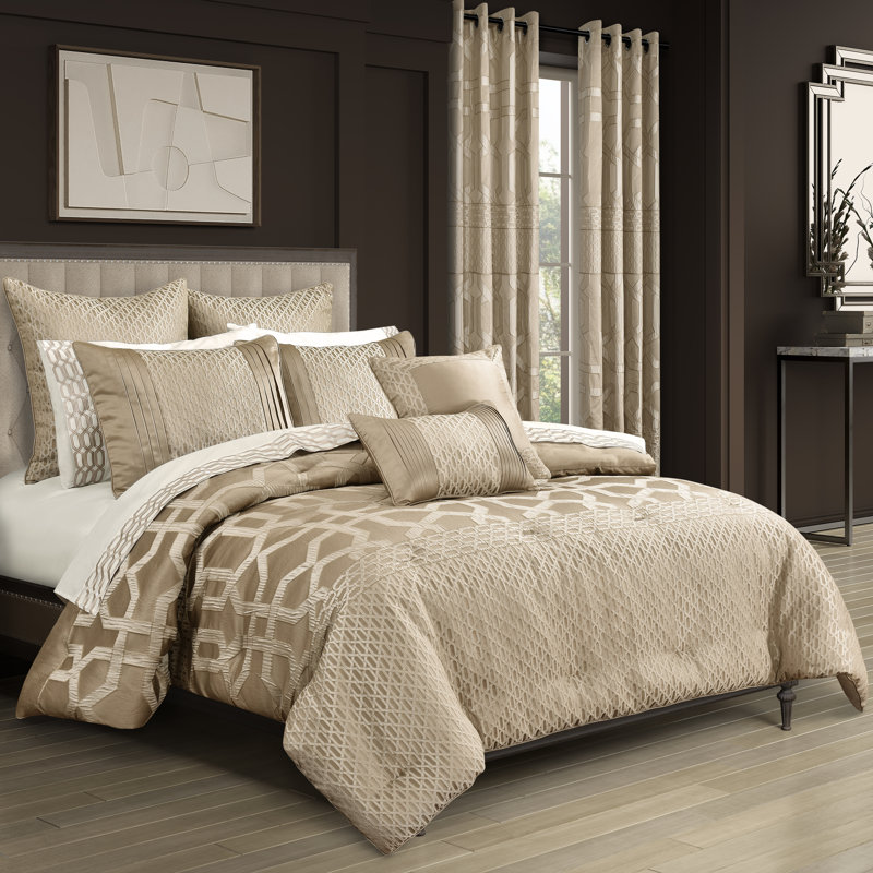 OLYMPUS FULL/QUEEN 3PC. COMFORTER SET, King Comforter + 2 King Shams