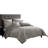 Loi 8Pc Comforter Set With Pillows, Shams, Reversible Gray Silver-111572241