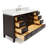 Cambridge 61'' Single Bathroom Vanity with Carrara Marble Top-950251006