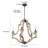 Chamblee 5 - Light Wood Dimmable Chandelier