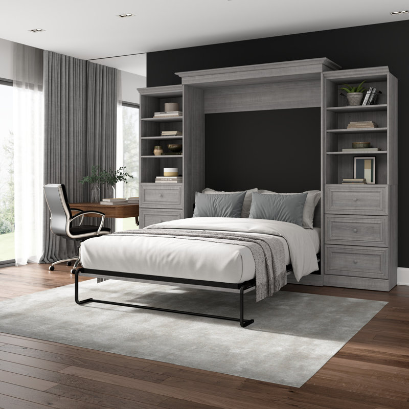 Lark Manor Alvaretta Storage Murphy Bed