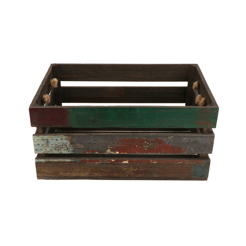 GE Caisses de table en bois récupéré / fruits VeG.E.T.