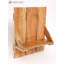 Tablette murale en bois 22 po Exotic India
