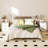 2 Pcs 3 Drawer Dresser Chest Of Drawer Storage Cabinet With Wide Storage Space