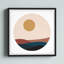 Moon Hills - Peinture encadrée-1157574088