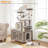 Burslem 52'' Cat Tree with Litter Box Enclosure-1337951761