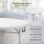 Table pliante ronde blanche en plastique-1671276275