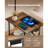 Floor Lamp with Table, Narrow 3-Tier End Table with Open Shelves & 3 Color Temperature Lighting, Side Nightstand Bedside Desk with USB & Type C & AC Charging Port for Living Room, Bedroom, Dorm