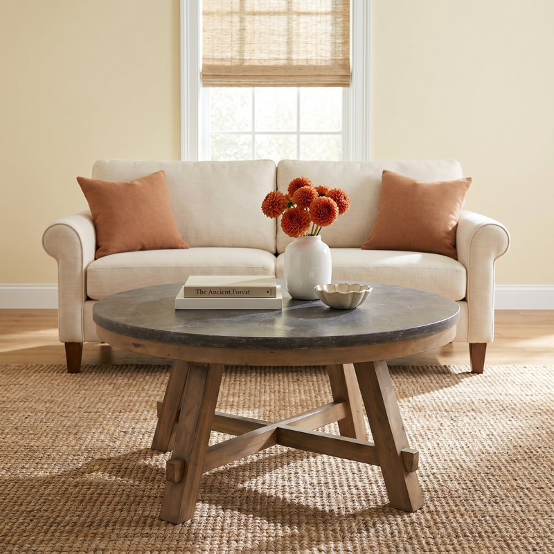 Tremont Stone Top Single Coffee Table