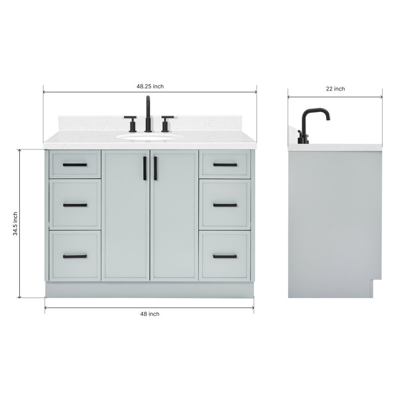 Gray, 48"