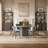 Shonta Cesiro 47" Modern Fluted Round Pedestal Dining Table-1483085631