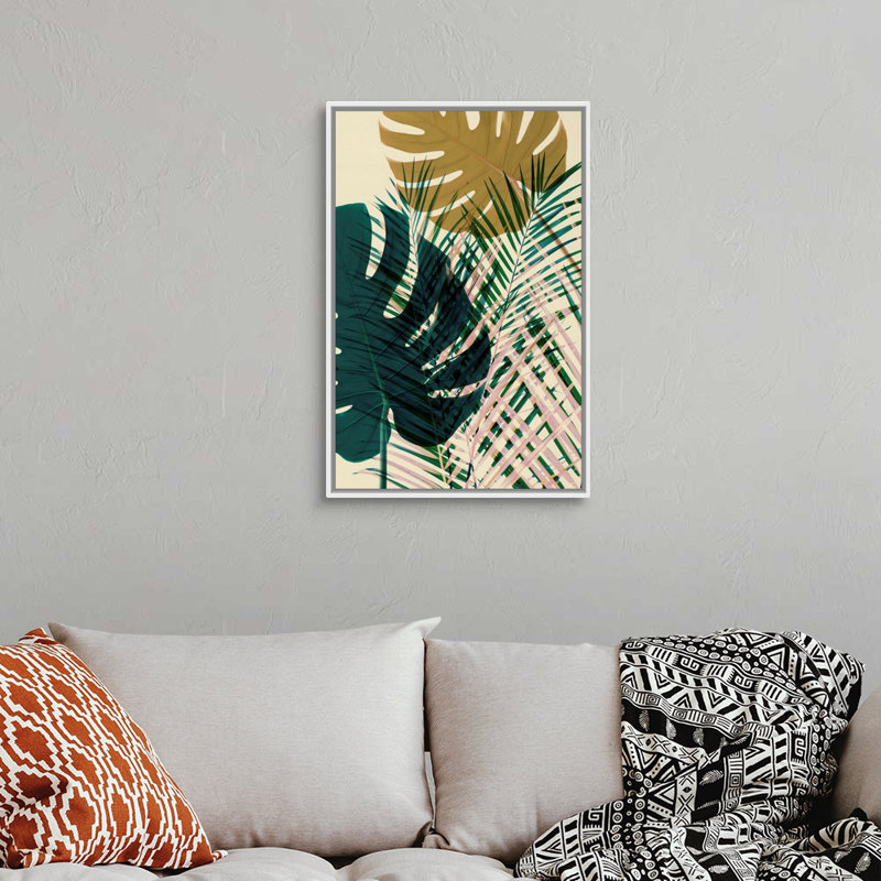 Exposure 5, art mural sur toile, H 32 po x l 22 po, Toile avec cadre blanc