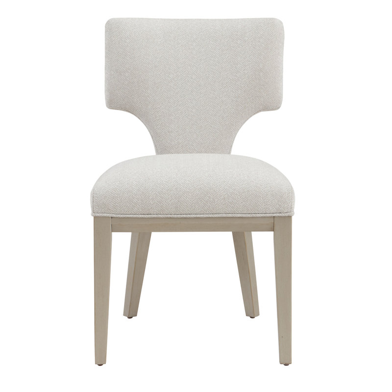 Et chaises d'appoint champagne et champagne (de 2) - Revêtement ergonomique incurvé et texturé, siège rembourré, pieds en bois massif pour la salle à manger avec dossier intérieur, tissu robuste