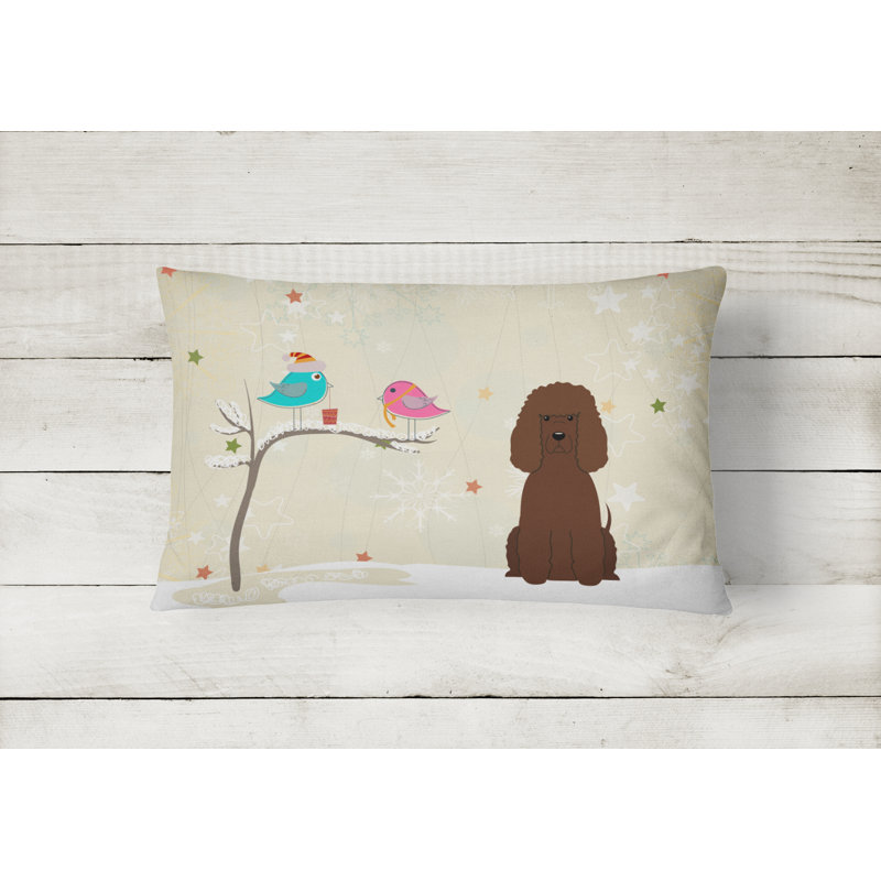 Coussin lombaire intérieur/extérieur neutre moderne christmas