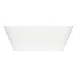 Signature Hardware Inoma 66'' x 31'' Freestanding Soaking Solid Surface Bathtub