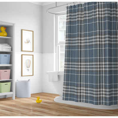 Christopher's Plaid Ultra-Thin Lightweight Shower Curtain