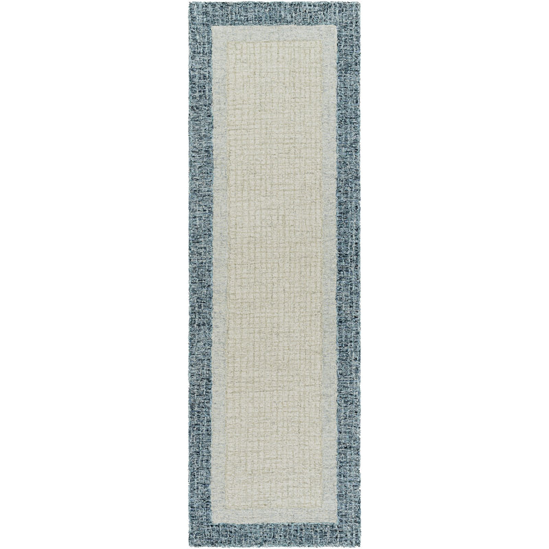 Renne Hand Tufted Wool Geometric Indoor Rug, Round 8'