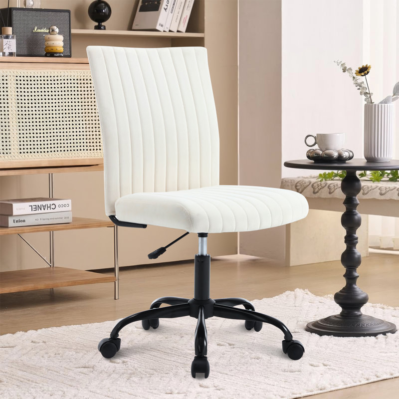 Chaise de bureau Neeru, Ivoire