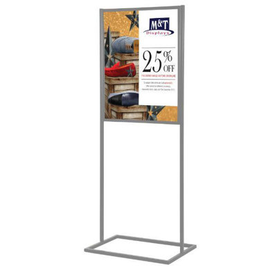 Metal Info Board with 1 Tier