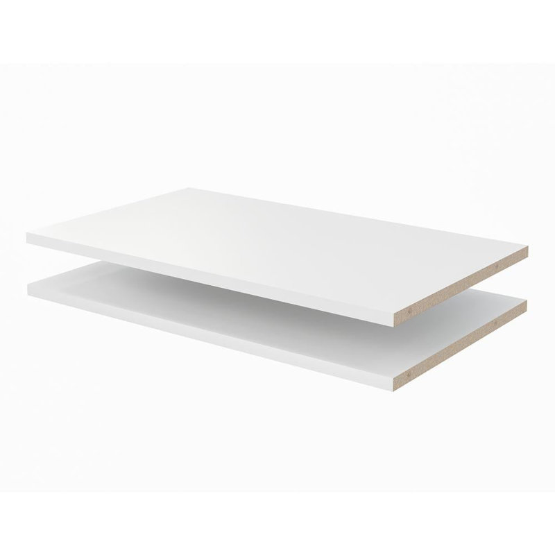Manufactured Wood Closet System, 0.75" H x 19.5" W x 14" D