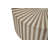 Round Solid Mango Wood Coffee Table with Starburst Pattern