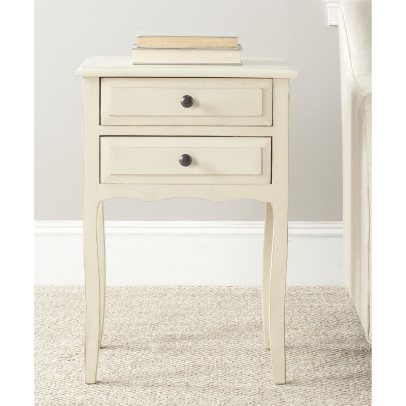 Bhavishya 18'' W Solid Wood Nightstand, Barley