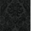 Shadow Black Flocked Damask Wallpaper-1729333317