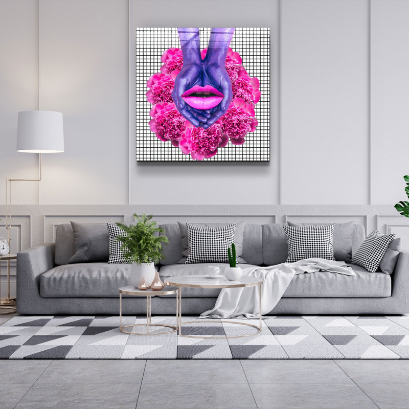 Peinture décorative en verre trempé