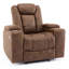 Roska 6 Seater Linen Reclining Sofa-420121255