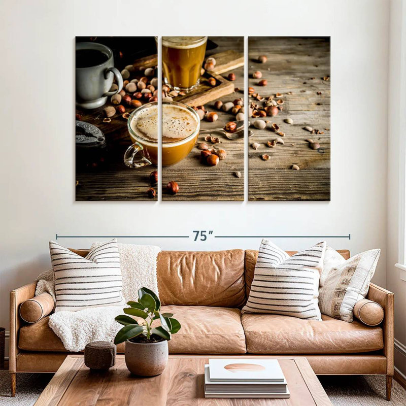Yarlin Brewed Hazelnut Coffee, 42" H x 65" W