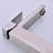 Single Handle Stainless Steel Bathroom Sink Faucet