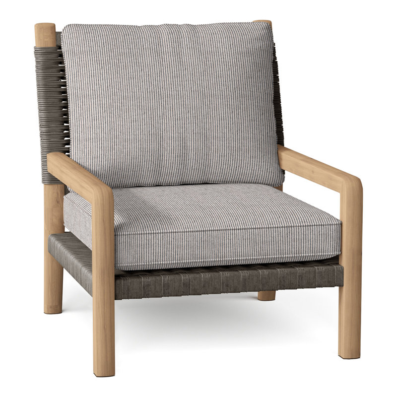 Hudson Outdoor Lounge Chair, Hudson Charcoal Lace, Perigold Replay Char