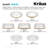 KRAUS Elavo. Rectangular Porcelain Ceramic Undermount Bathroom Sink In White With Overflow Drain, KCU-242