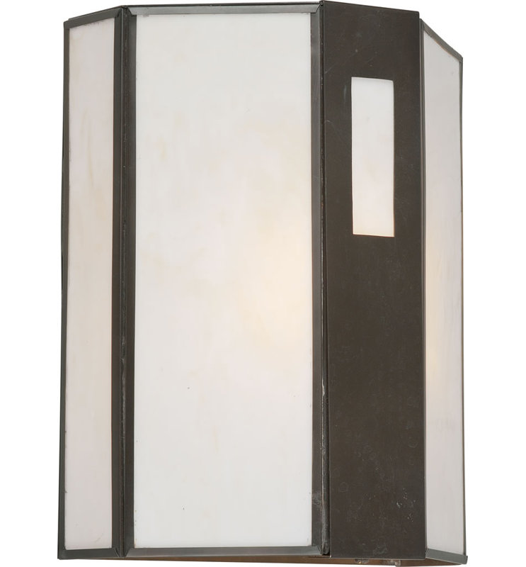 Mcquaid Solid Brass Wall Light, 10.25'' H x 8.5'' W x 5'' D
