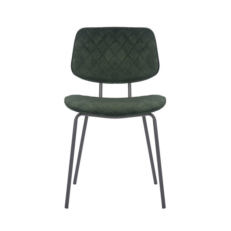 Chaise d'appoint en velours Caloundra, Vert