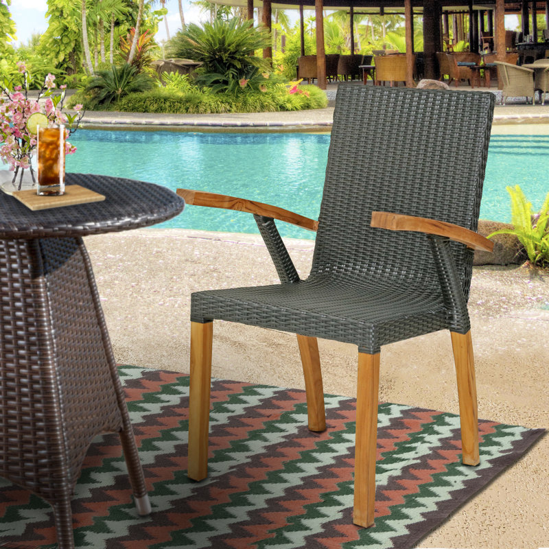 Bali Outdoor Teak Dining Armchair