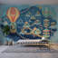 Décoration murale décorative de montgolfières fantaisistes, iles flottantes-2139078357-2139078361