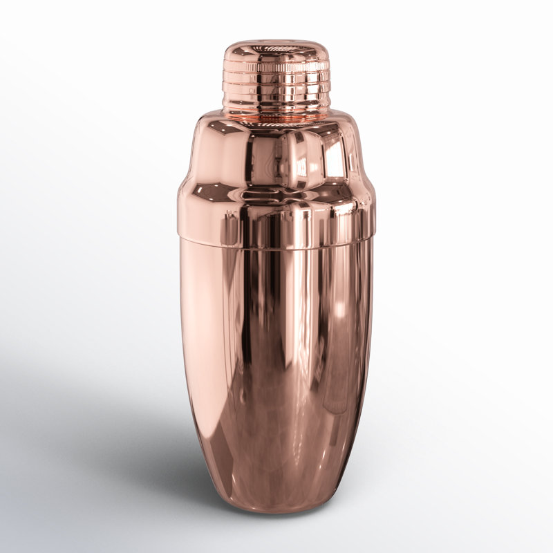 Belmont Summit Heavyweight Cocktail Shaker, Copper Plated