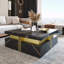 Table basse carrée moderne avec rangement-993728121