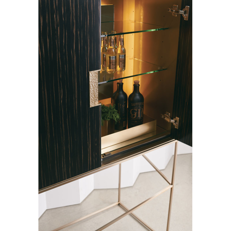 Modern Edge Bar Cabinet