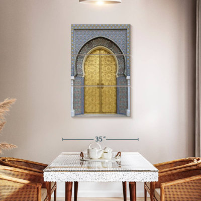Porte de style marocain