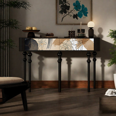 Modern minimalist drawer console table