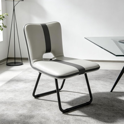 Chaise pliante confortable pour adultes, chaise longue avec structure en métal pour chambre à coucher, dortoir et lecture