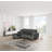 Bowdon Velvet L-Shaped Sectional