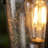 Vintage Crown Outdoor Post Light with Clear Glass Shade in Weather-Resistant Metal