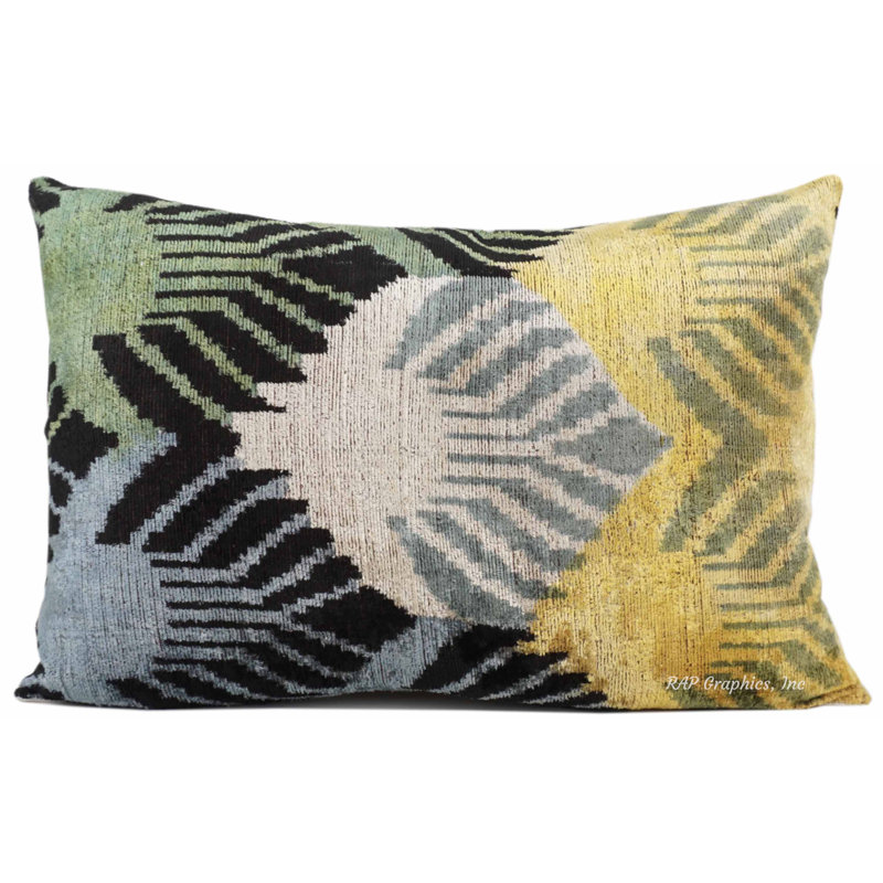 Velvet Lumbar Pillow Cover & Insert