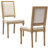 French Country Upholstered Dining Chairs With Wire Drawing And Carving Techniques-513241969-516562336