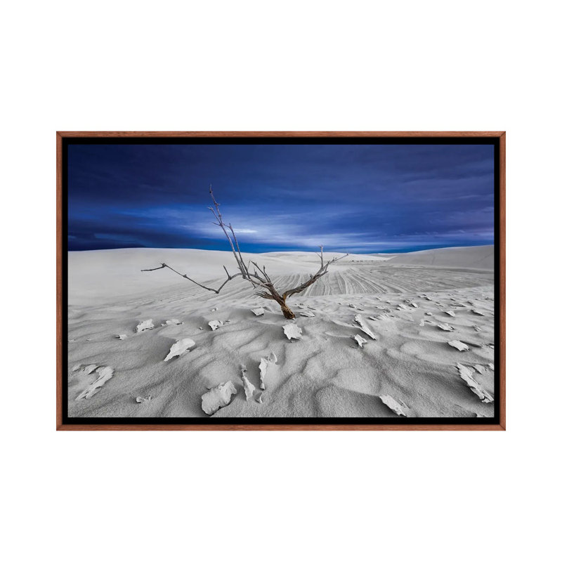 Alone - Floater Frame Print on Canvas