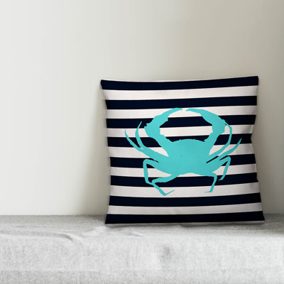  Crab Outdoor Throw Pillow