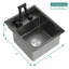 RV1518R9NH 9L Kitchen Sink RV Sink With A Foldable Tap Inside-101898587